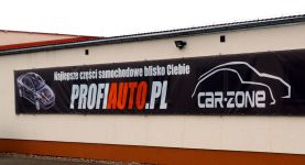 Baner reklamowy sklepu motoryzacyjnego Car-Zone