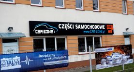 Szyld sklepu motoryzacyjnego Car-Zone